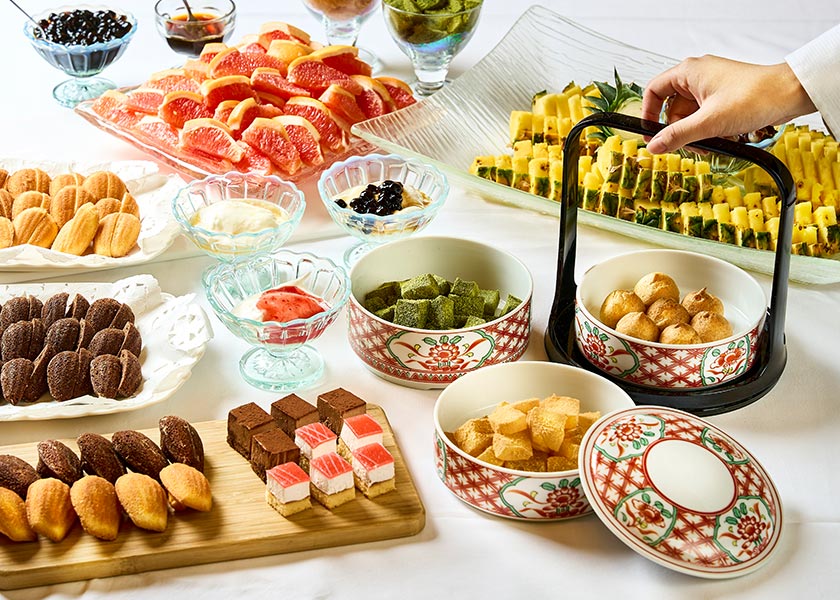 パティシエの手作りデザート