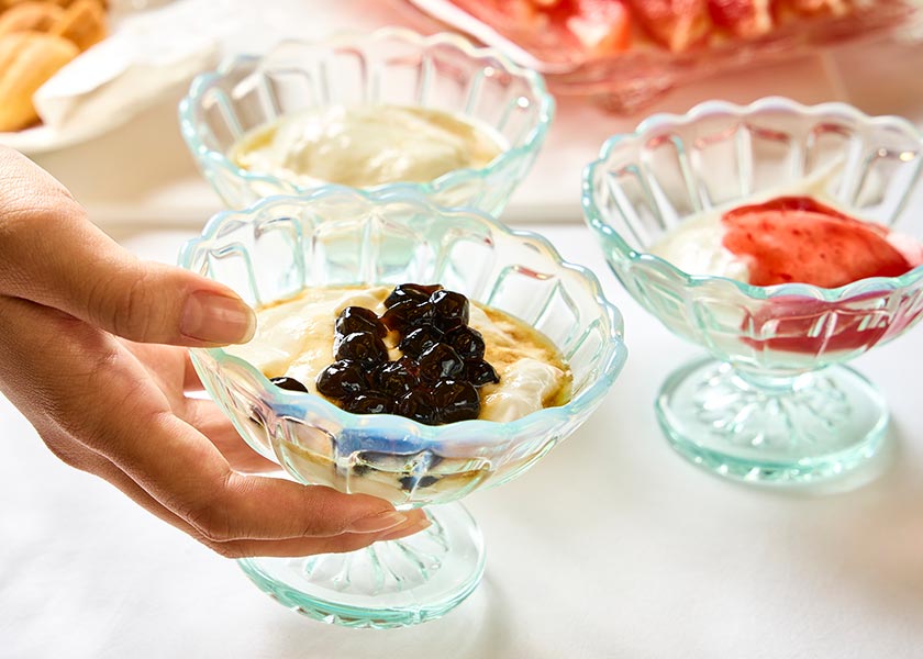 パティシエの手作りデザート